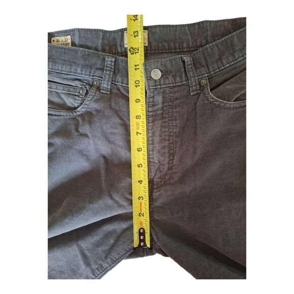 J. Crew 1040 Corduroy Pants Men’s Size 33 Trousers Gray 5 Pocket Jeans Excellent - Picture 14 of 15